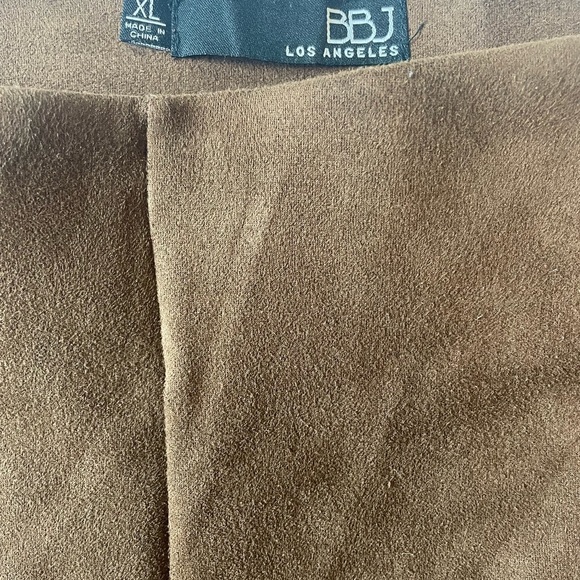 BBJ Los Angeles Women’s Pant Pull On “Suede” Super Soft Wide Band Tapered - Picture 4 of 7